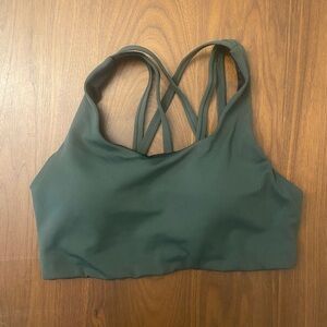 Senita Strappy Sports Bra Evergreen
